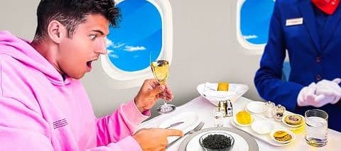 Dining On A $30,000 Plane Ticket
