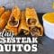 Cheese steak Taquitos on the Griddle – Easy Blackstone Griddle Appetizers!