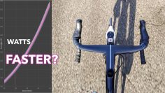 Is an Aero Bar Actually Faster? Tested. #aerodynamics #cycling