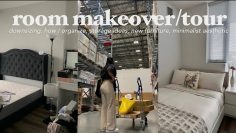 SMALL ROOM TOUR *Bedroom Makeover 2022* | Downsizing, New Furniture, Organize, IKEA + Condo Updates
