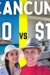 CANCUN – $100 HOTEL vs $1,000 LUXURY RESORT