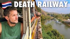 THAILANDS $3 TRAIN ON THE DEATH RAILWAY 🇹🇭 BANGKOK TO KANCHANABURI